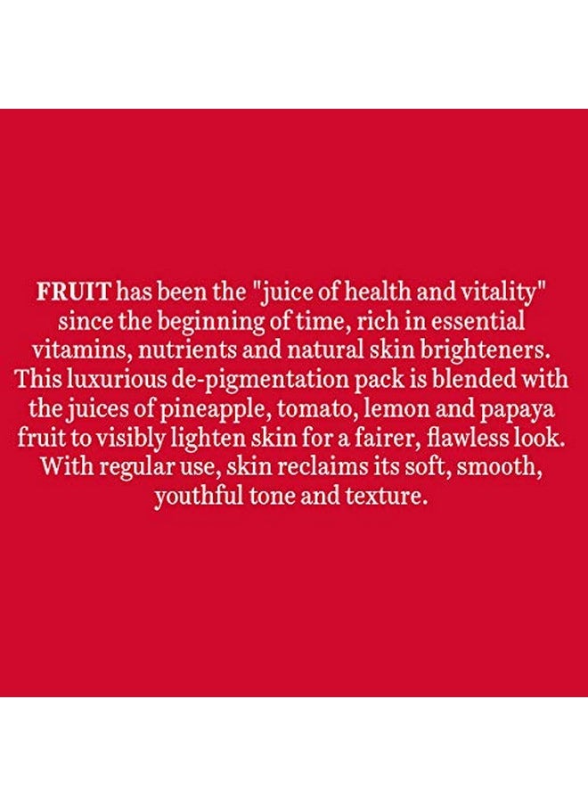 Biotique Fruit Brightening Depigmentation And Tan Removal Face Pack| Ayurvedic And Organically Pure| Tan Removal Face Pack For All Skin Types|100% Botanical Extracts| 100Gm  - Image 5