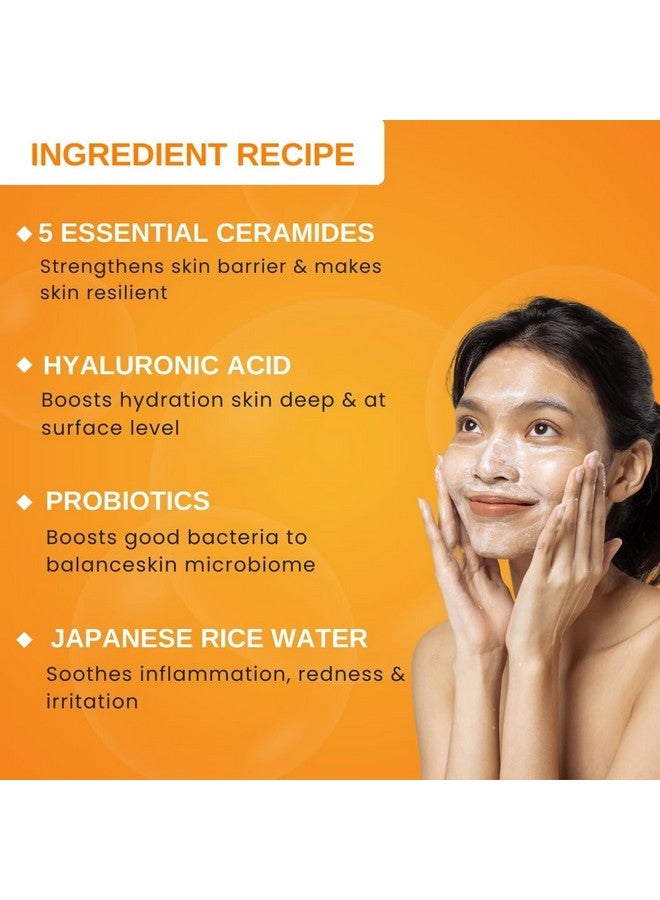 BLOOMY Vitamin C Face Wash - 100 ML | Face Wash For Glowing And Brightening Skin | All Skin Types|With Triple Vitamin C | Face Wash For Women & Men - Image 5