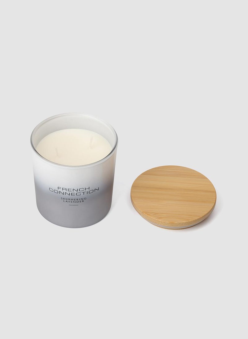 French Connection Ombre Shimmering Lavender Candle 322G - Image 5