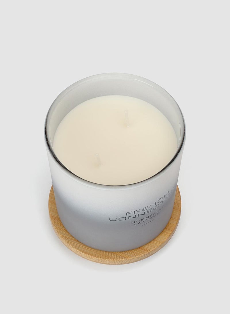 French Connection Ombre Shimmering Lavender Candle 322G - Image 3