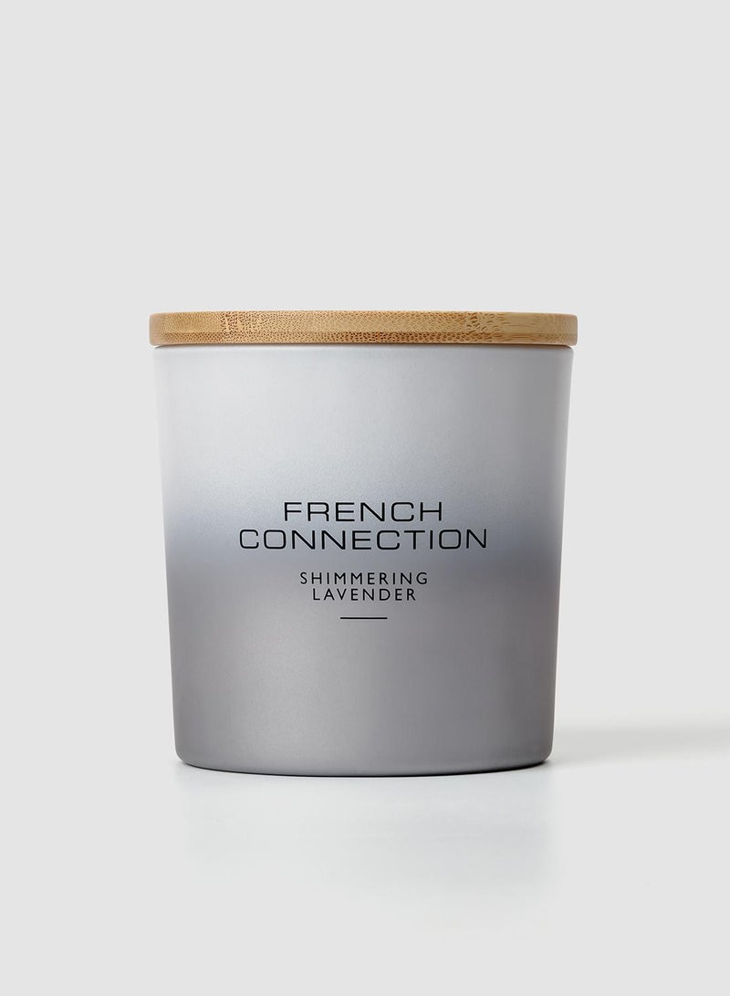 French Connection Ombre Shimmering Lavender Candle 322G - Image 2