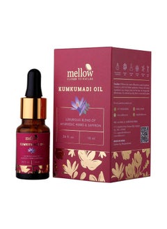 MELLOW Kumkumadi Face Oil For Glowing Skin & Deep Nourishment Tailam Extracted From Pure Ayurvedic 24 Herbs & Kesar Reduces Pigmentation Fine Lines & Wrinkles Chemical Free [10Ml]  - Image 1