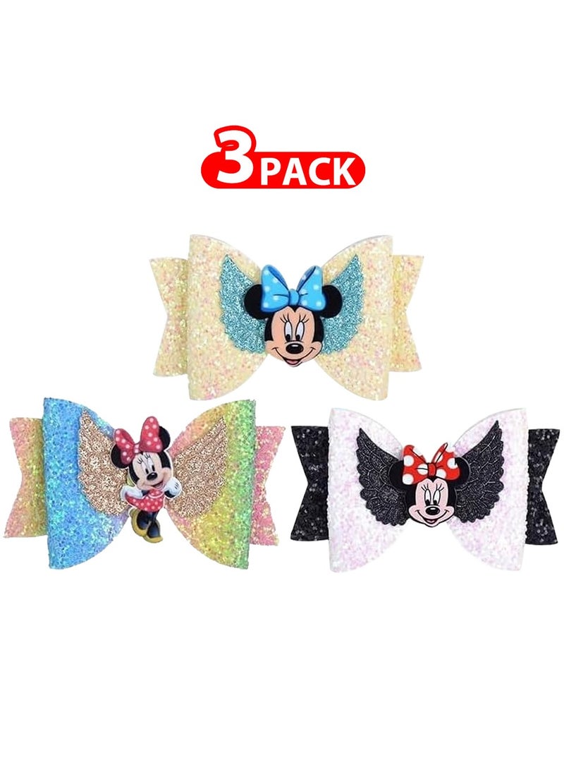 MARGOUN 3 قطع من مشابك شعر ميني ماوس - Image 1