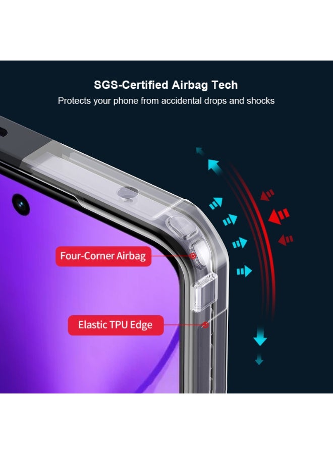 XUNDD for Realme 15 Pro 5G Case, Camera Lens Protection Back Cover, TPU+PC Shockproof Bumper Mobile Phone Case, Anti-Yellowing Slim Fit Protective Casing - Image 4
