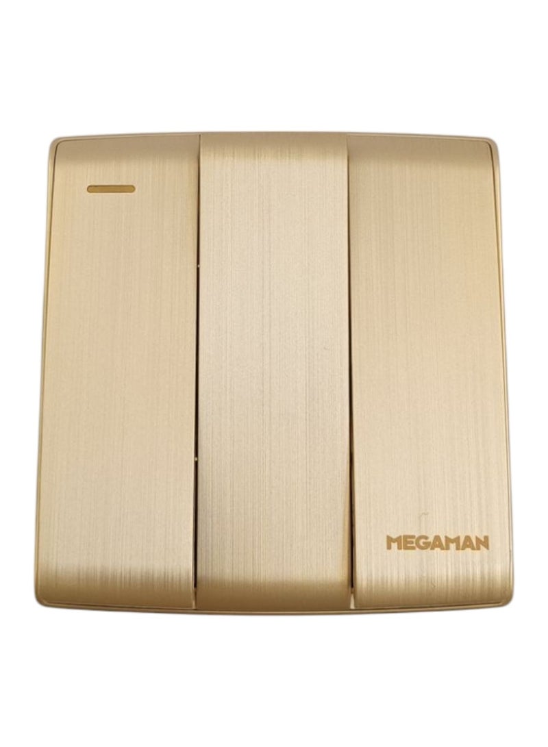 Megaman Switch 3Gang 2Way Amp - Gold - Image 4
