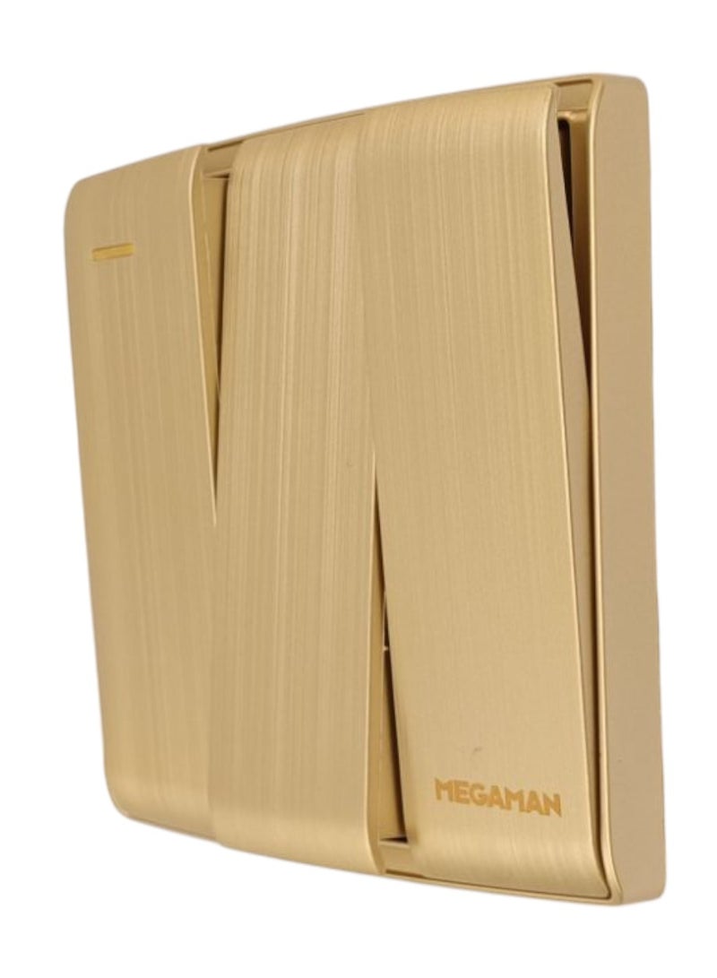Megaman Switch 3Gang 2Way Amp - Gold - Image 1