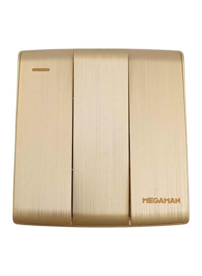 Megaman Switch 3Gang 2Way Amp - Gold - Image 3