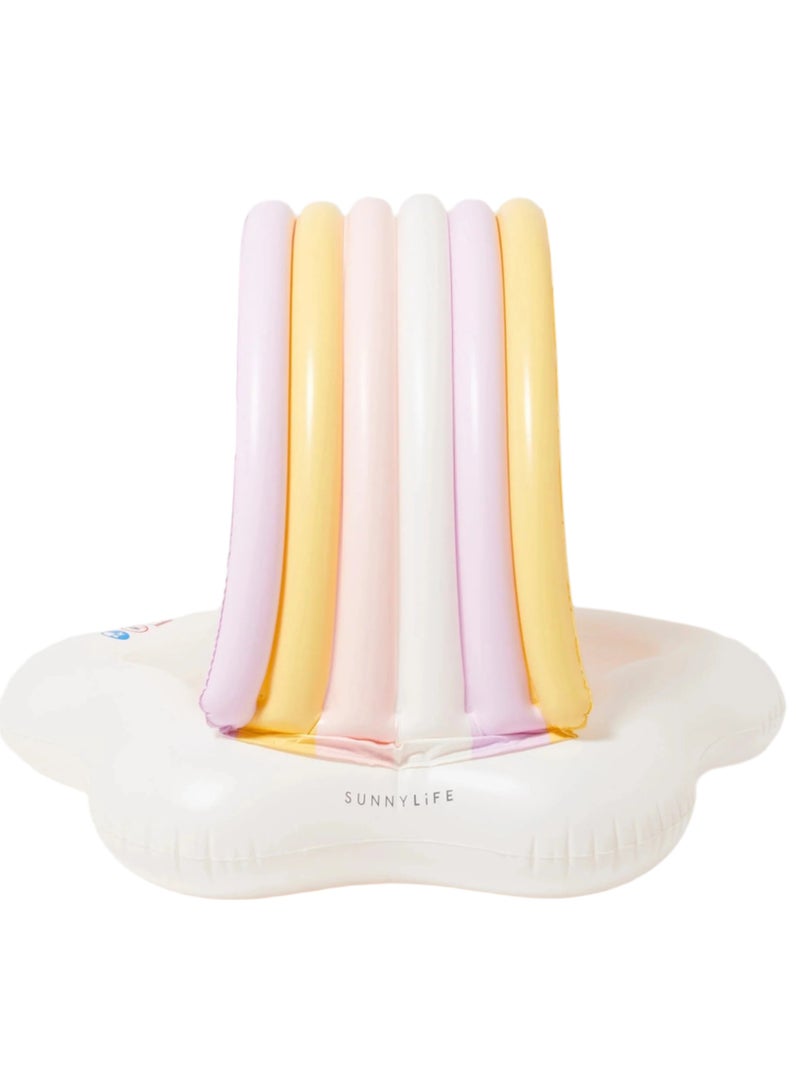 SUNNY LIFE Kids Inflatable Rainbow Pool With Shade - Image 2
