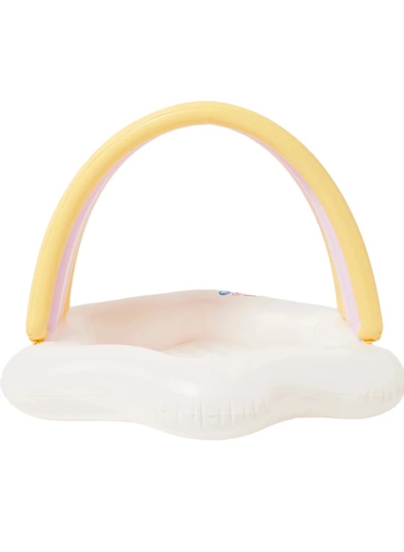 SUNNY LIFE Kids Inflatable Rainbow Pool With Shade