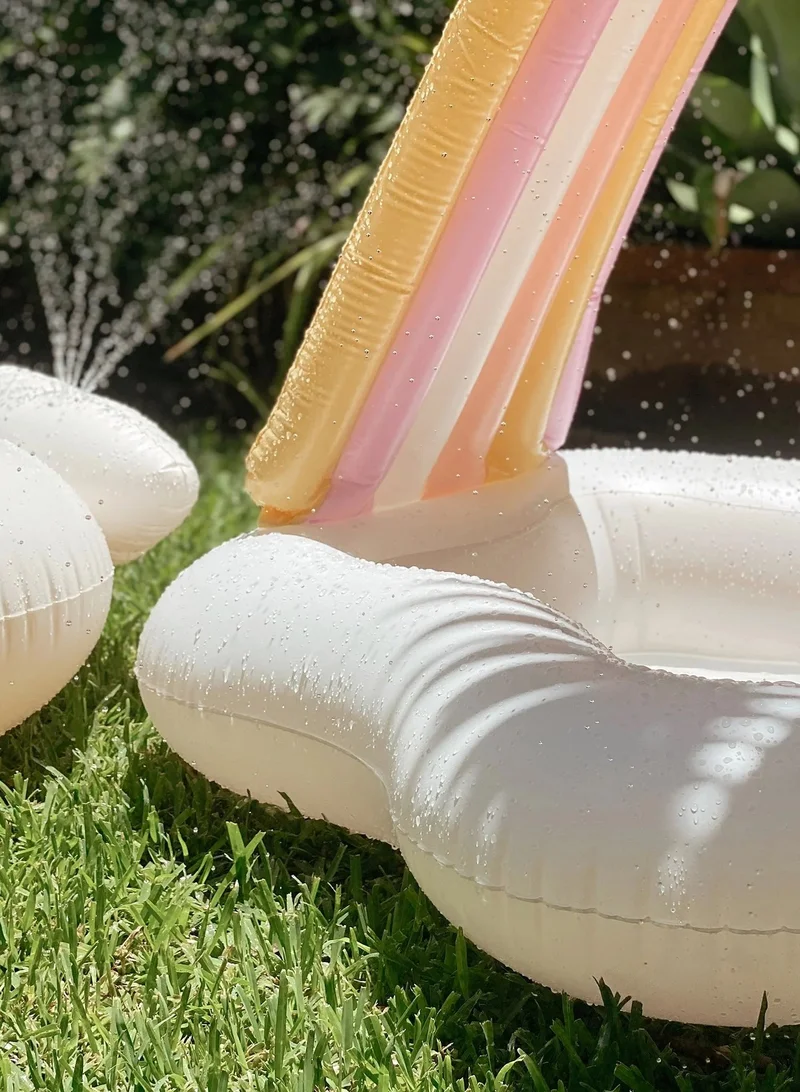 SUNNY LIFE Kids Inflatable Rainbow Pool With Shade