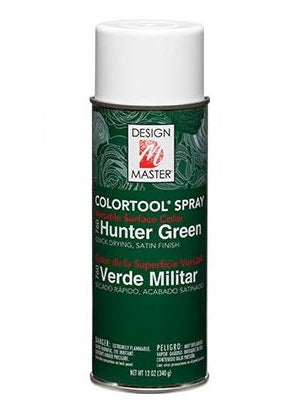 Oasis Design Master Colour Spray Paint Multi-Surface For Wood, Metal, Wall, Glass, Fabric, Flowers - 760 Hunter Green - 450gms - 1 No  - Image 1