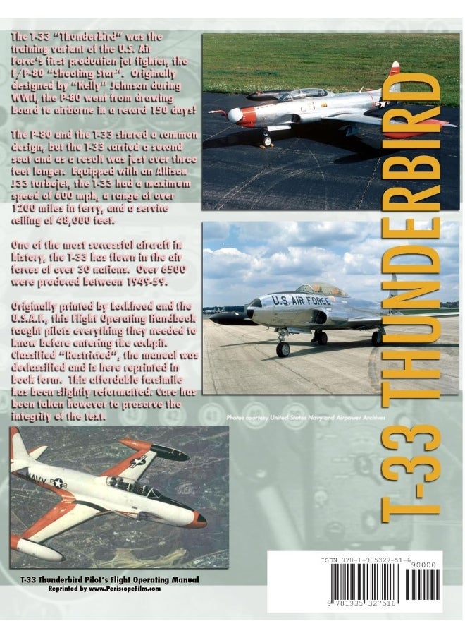Lockheed T-33 Thunderbird / Shooting Star Pilot's Flight Operating Manual  - Image 2