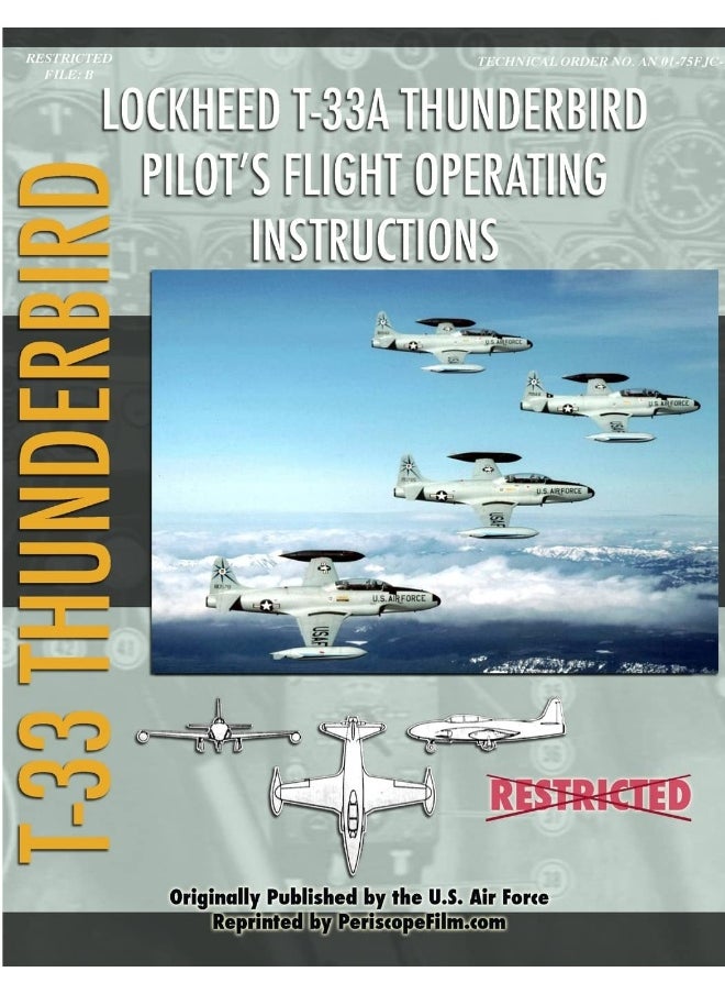 Lockheed T-33 Thunderbird / Shooting Star Pilot's Flight Operating Manual  - Image 1
