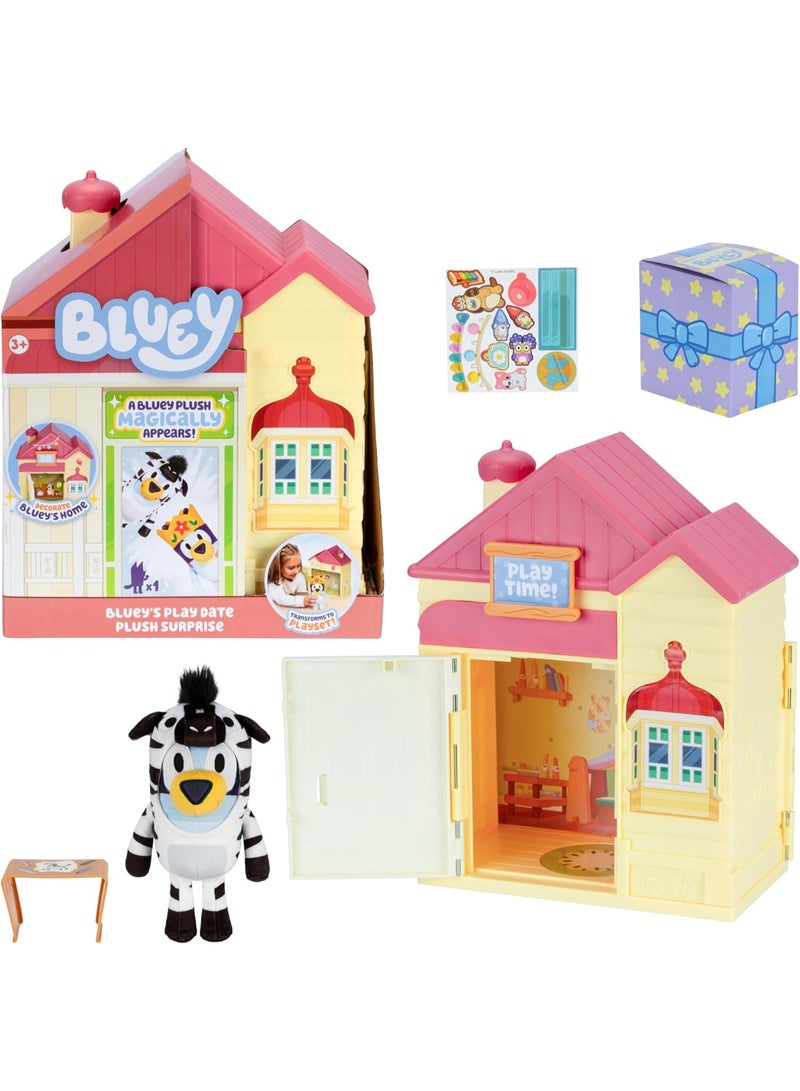 بلوي لعبة مفاجأة موعد اللعب القطيفة، تزيين المنزل بالملصقات، تثبيت علامة وقت اللعب، ثم فتح الباب لتظهر مفاجأة، قد يختلف التصميم - Image 3