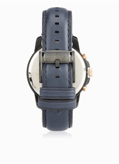 FOSSIL Grant Navy Leather Watch  - Image 2