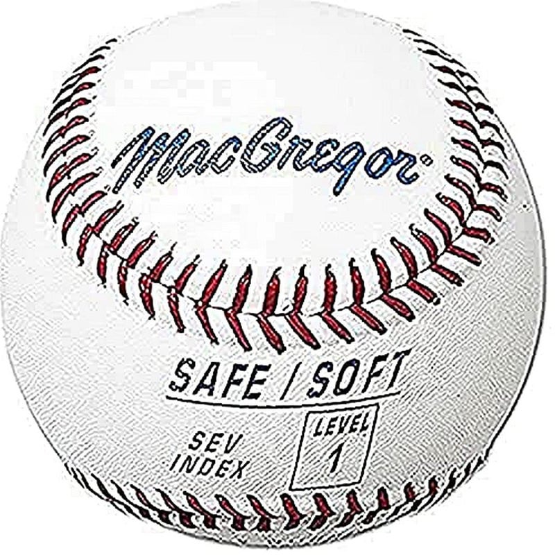 MacGregor SafeSoft Baseballs Kids Level 1 One Dozen