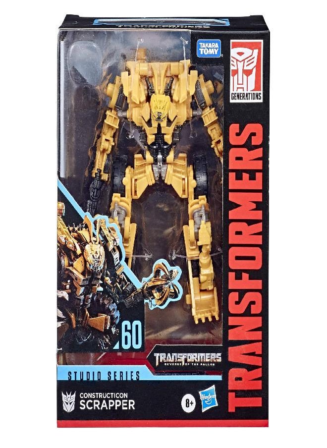 TRANSFORMERS - Transformers Toys Studio Series 60 Voyager Class Revenge of The Fallen Movie Constructicon Scrapper Action Figure - Ages 8 and Up, 6.5-inch - Image 1