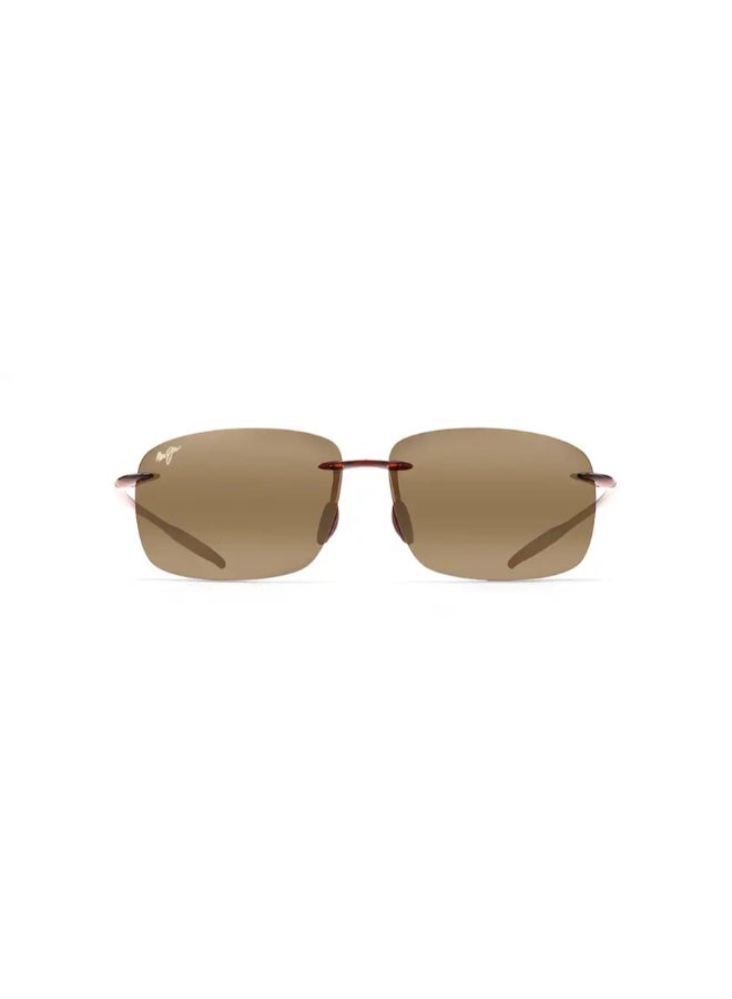MAUI JIM Breakwall H422 26 Men's Rimless Polarized Rectangular Sunglasses  - Image 2