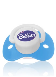 Bubbles Bubbles pacifier with chain 0-3 Months Blue  - Image 4