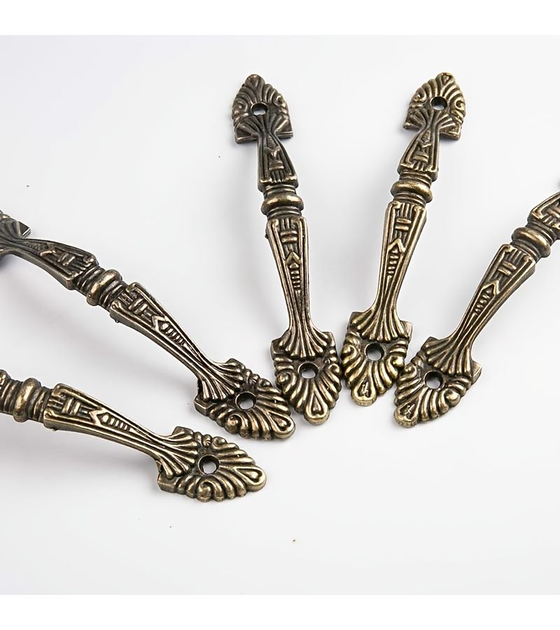 15Pcs Antique Bronze Bridge Style European Cabinet Handles With Screws - Image 5