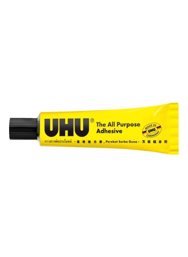 UHU All Purpose AdhesivAll Purpose Adhesive Glue, 35ml Yellow/Blacke Glue, 35ml Yellow/Black