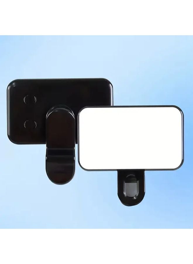 Black Portable Mini Fill Light Adjustable Color Temperature Brightness for Video Shooting Live Streaming - Image 5