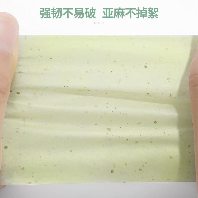 Face Oil Absorbing Paper 100 Pieces Of Linen Wood Pulp Particles Suede Fragrance Oil Absorbing Paper Portable Withdrawable Cosmetic Tool - Image 5