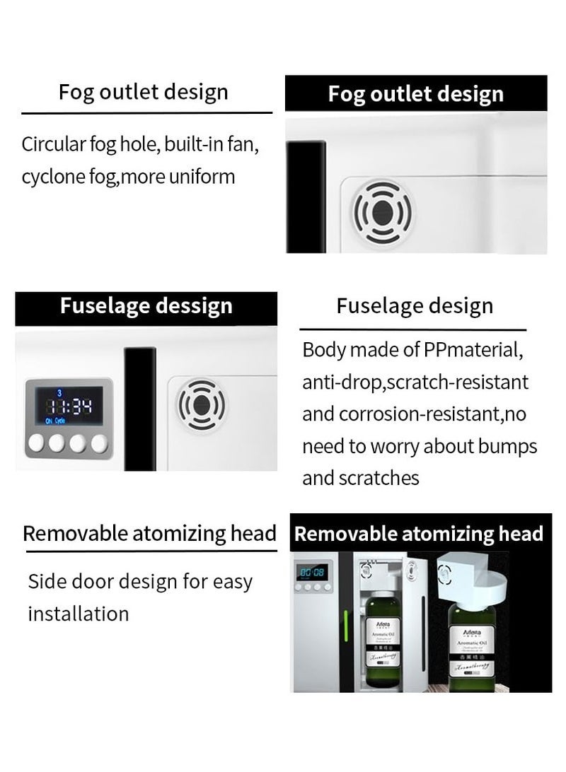 كابتن تيك Essential Oil Aroma Diffuser 160ml Aromatherapy Humidifier Fragrance Nebulizing Machine Diffusion Scent Machine Suitable for Home Office Hotel （Black) - Image 5