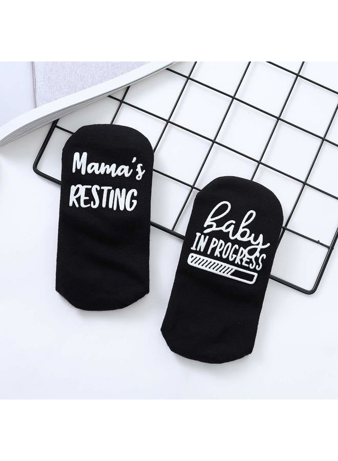 Udobuy Delivery Socks,Non-Skid Maternity Labor Socks,Labor and Delivery Maternity Push Socks,Shower Gift,Maternity Socks, Mama's, One size - Image 4