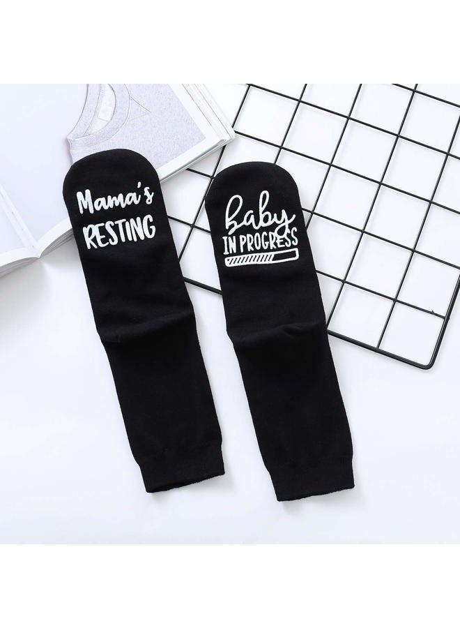 Udobuy Delivery Socks,Non-Skid Maternity Labor Socks,Labor and Delivery Maternity Push Socks,Shower Gift,Maternity Socks, Mama's, One size - Image 5