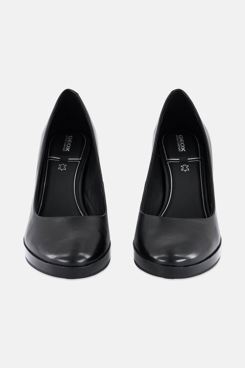 GEOX Women Walk Pleasure Slip On Pumps, Black  - Image 3