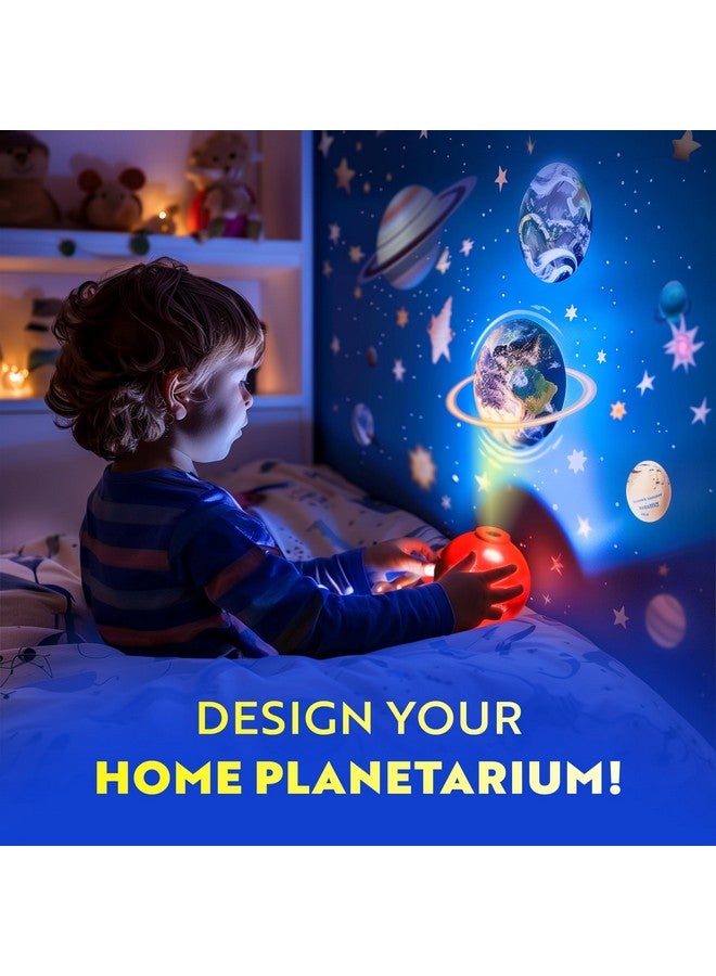 Playz Playz Premium Solar System Model Kit for Kids - 4 Speed Motor, HD Planetarium Projector, 8 Painted Planets & 8 White Foam Balls with Paint and Brush for a Hands-On STEM DIY Project for Space Toys  - Image 5