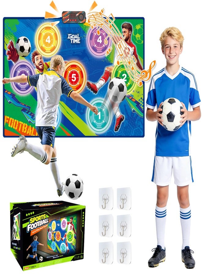 TPCSCH 2026 Upgraded Electronic Scoring Soccer Game Set for Kids, Soccer Toss Target Game Indoor Outdoor with Real-Time Scoring & 3 Modes, Soccer Bot Birthday Toy Gifts for Boys Girls Ages 3-5 6-8 8-12 Years - Image 1