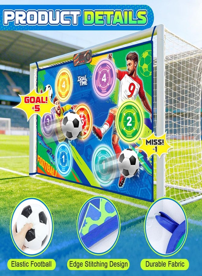 TPCSCH 2026 Upgraded Electronic Scoring Soccer Game Set for Kids, Soccer Toss Target Game Indoor Outdoor with Real-Time Scoring & 3 Modes, Soccer Bot Birthday Toy Gifts for Boys Girls Ages 3-5 6-8 8-12 Years - Image 3