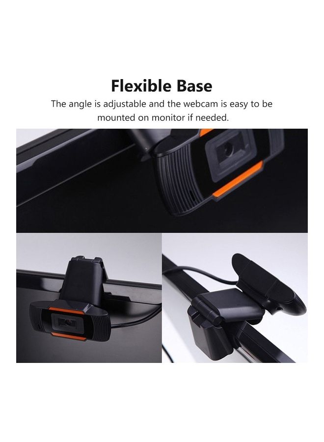 NIBEMINENT HD Clip-On USB Webcam Black - Image 5