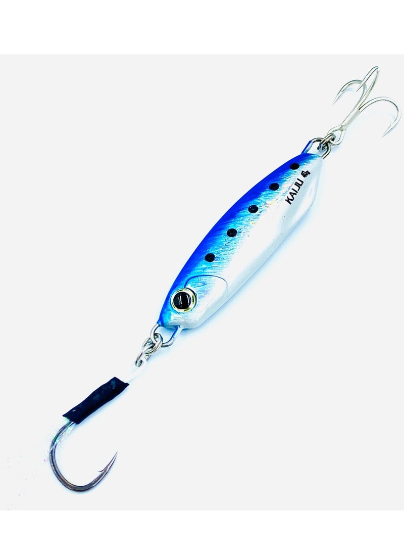 oakura Kaiju Jig Blue Sardines 60G Weights, Extra Sharp Bkk Hook, 10 Mesmerizing Colors - Lightweight Gear For Epic Fishing Adventures  - Image 1