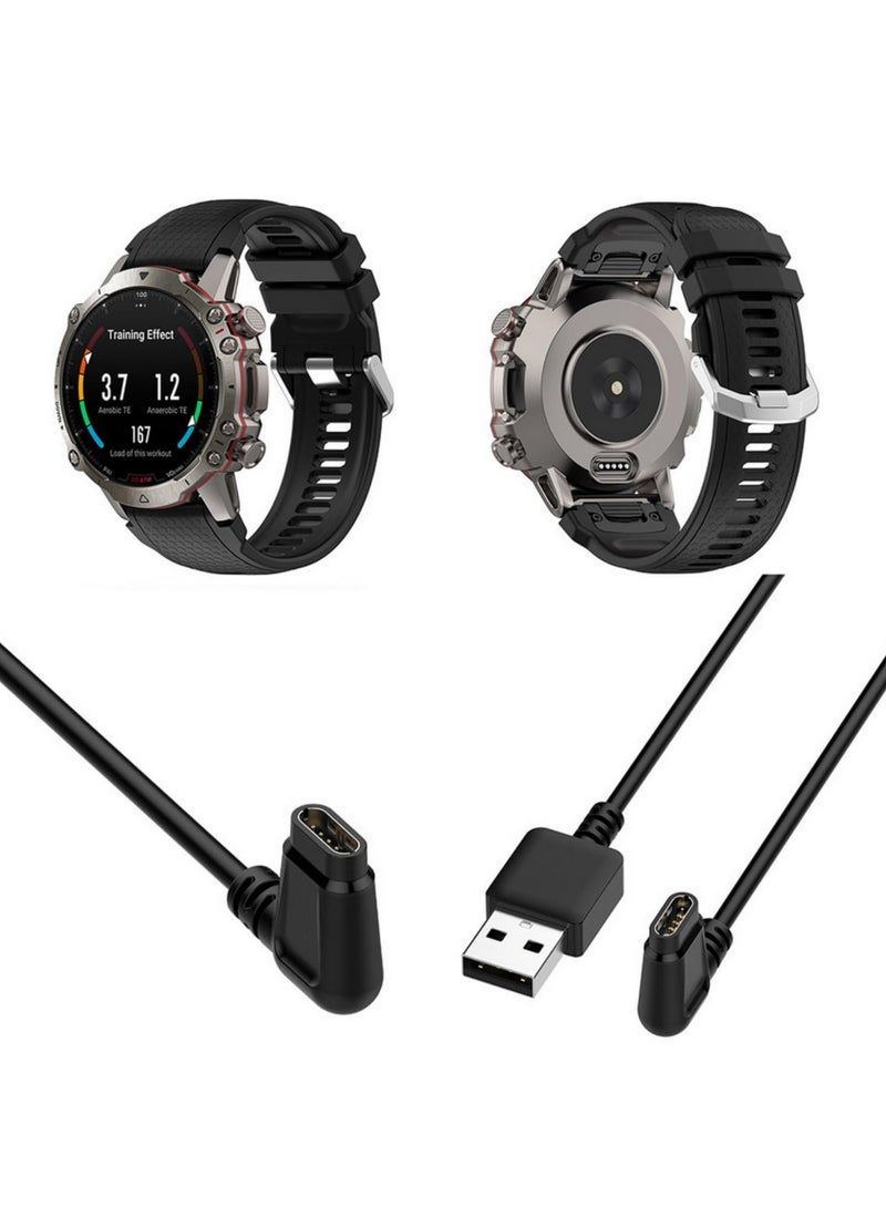 1 قطعة كابل شحن ساعة ذكية مع نقل البيانات وحماية من الشحن الزائد، متوافق مع Huami Amazfit Falcon A2029، كابل شحن سريع، تصميم متين وخالي من التشابك - Image 4