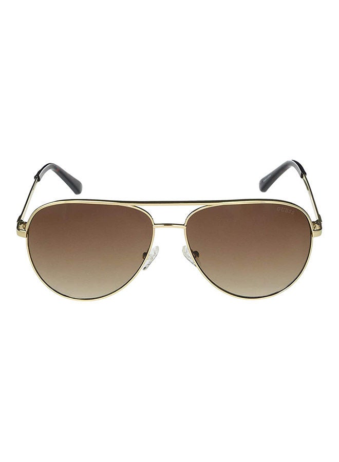 جس نظارة شمسية بإطار أفياتور كاملة الحواف GF6098 32F - حجم العدسة: 64 ملم - ذهبي كبير - Image 2