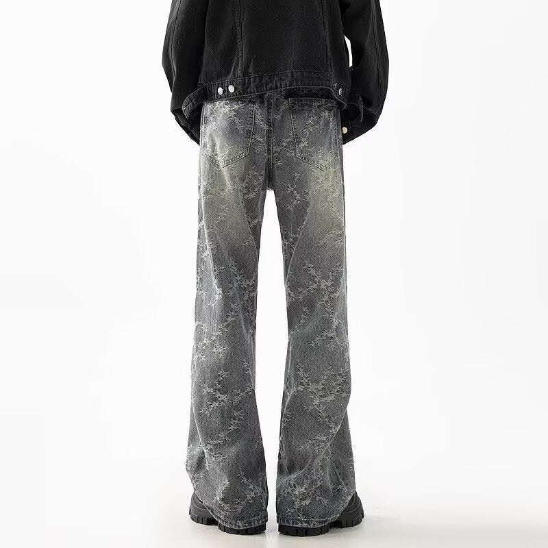 Unisex Classic Denim Jeans Loose Fit Daily Outdoor Wear - Image 5
