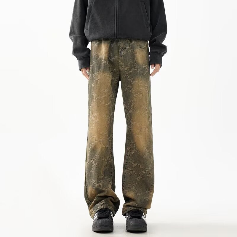 Unisex Classic Denim Jeans Loose Fit Daily Outdoor Wear - Image 4