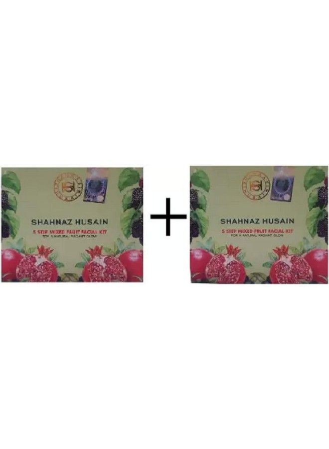 Shahnaz Husain 5 Step Mixed Fruit Facial Kit (Pack Of 2) (2 X 50 G) - Image 2