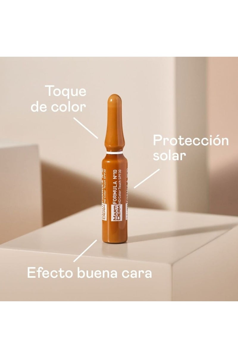 مارتيديرم أمبولات مارتيديرم الأصلية للتركيبة رقم 10 عالية الوضوح بعامل حماية من الشمس 30، 10 مل*2 مل - Image 4