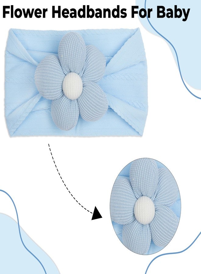 BEMBIKA Baby Headband The Ultimate Hairband For Baby Girl Kids’ Elastic Headbands Girls Head Band and Hair Accessories Soft And Strechy-(Blue) - Image 2