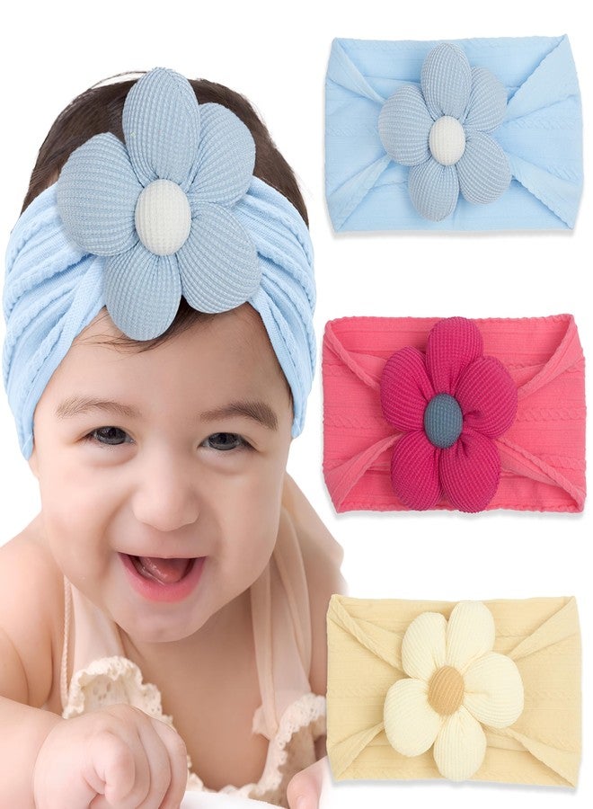 BEMBIKA Baby Headband The Ultimate Hairband For Baby Girl Kids’ Elastic Headbands Girls Head Band and Hair Accessories Soft And Strechy-(Blue) - Image 1