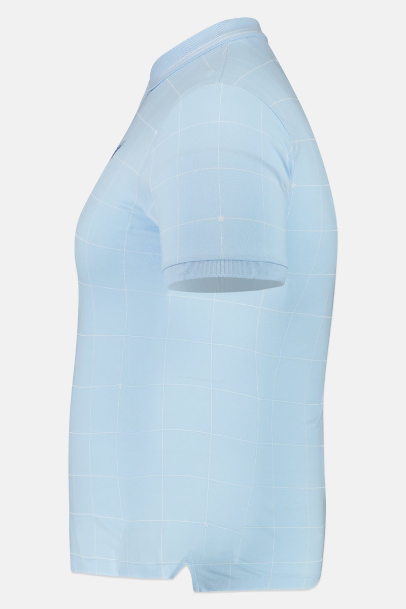 U.S. Polo Assn. قميص بولو قصير الأكمام للرجال بتصميم عادي مع شعار مطرز، متعدد الألوان - Image 2