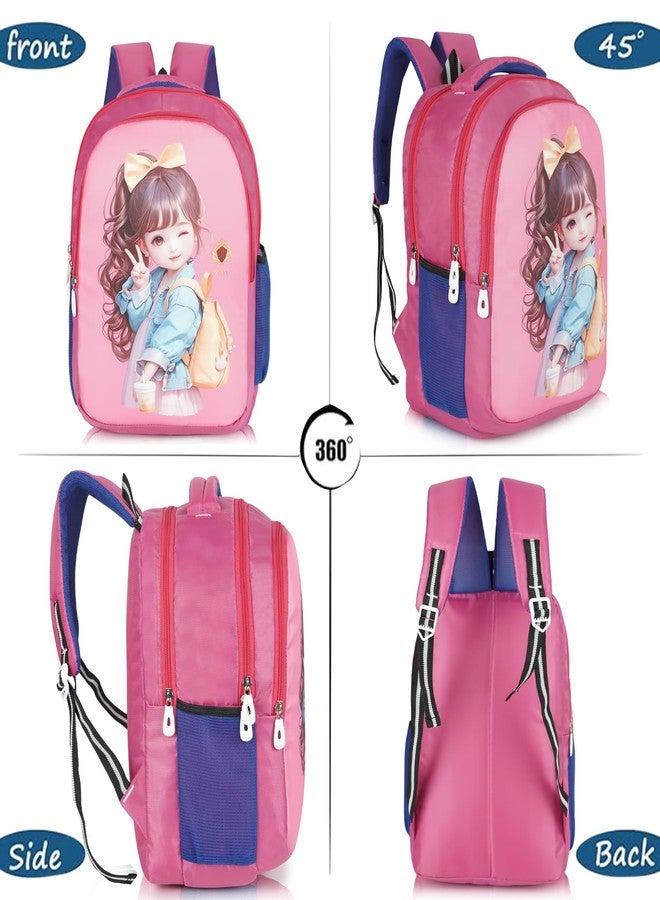 RBM Kids School Backpack For Nursery To Class 2 | 15.5 Inch Lightweight Waterproof Bag | Cartoon Printed School Bag For Boys & Girls (BAG07) - Image 2