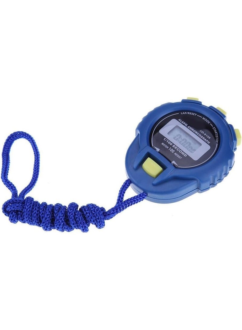 Generic Stopwatch Competition Anti-drop and Anti-slip, Comfortable and Durable Multifunctional Calendar, Electronic Stopwatch for Sports Referee, Fitness and Swimming (Multicolor)  - Image 2