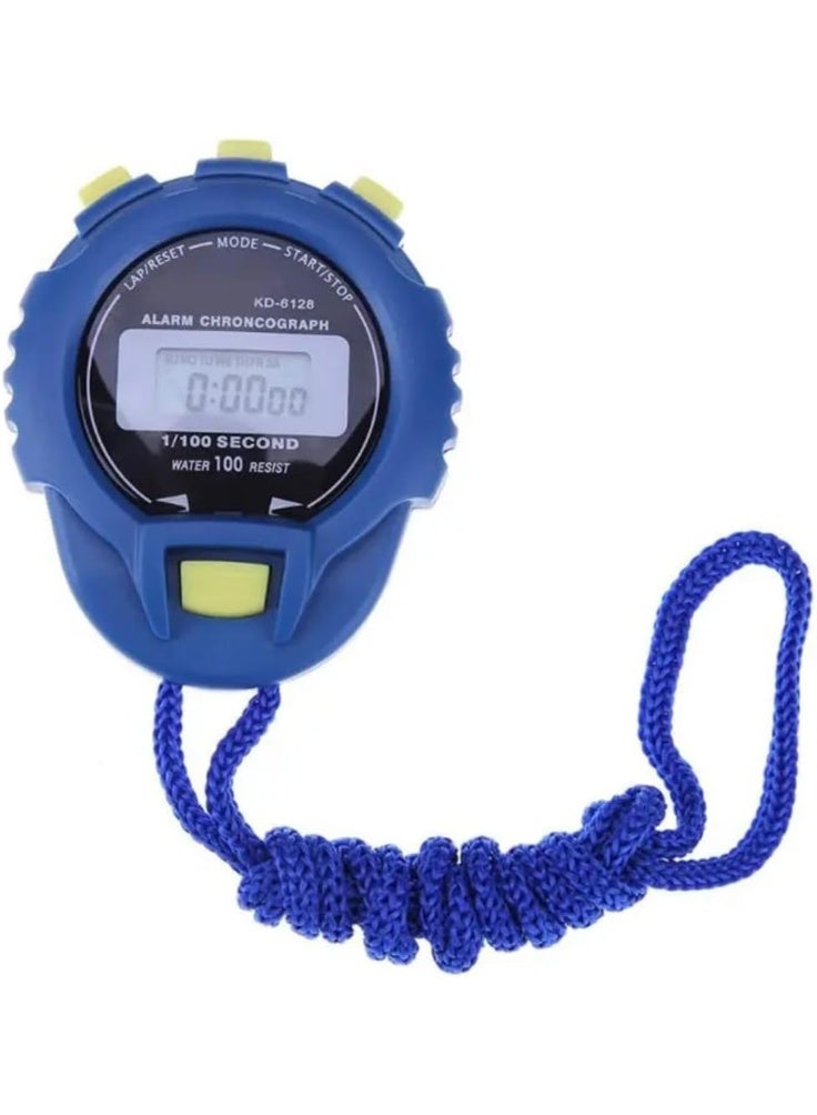 Generic Stopwatch Competition Anti-drop and Anti-slip, Comfortable and Durable Multifunctional Calendar, Electronic Stopwatch for Sports Referee, Fitness and Swimming (Multicolor)  - Image 1