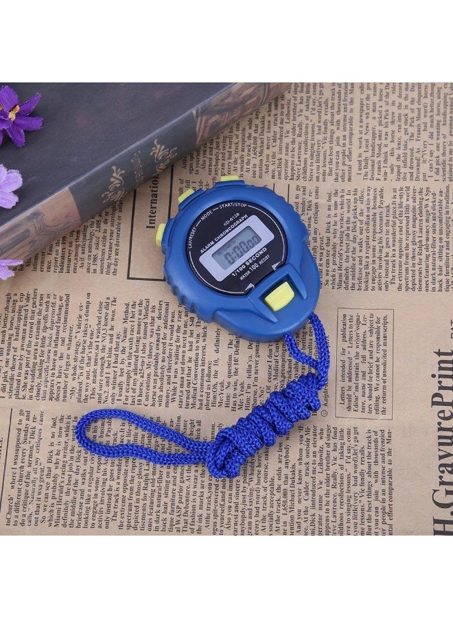 Generic Stopwatch Competition Anti-drop and Anti-slip, Comfortable and Durable Multifunctional Calendar, Electronic Stopwatch for Sports Referee, Fitness and Swimming (Multicolor)  - Image 4