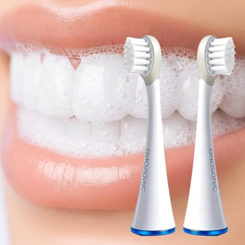 D-D-K Electric Toothbrush Replacement Brush Heads for Kids Brush Heads for Children - Pack of 2for ONOSONIC DX-1 Electric Toothbrush for Whiter Teeth Recommended by Dentists - Image 3